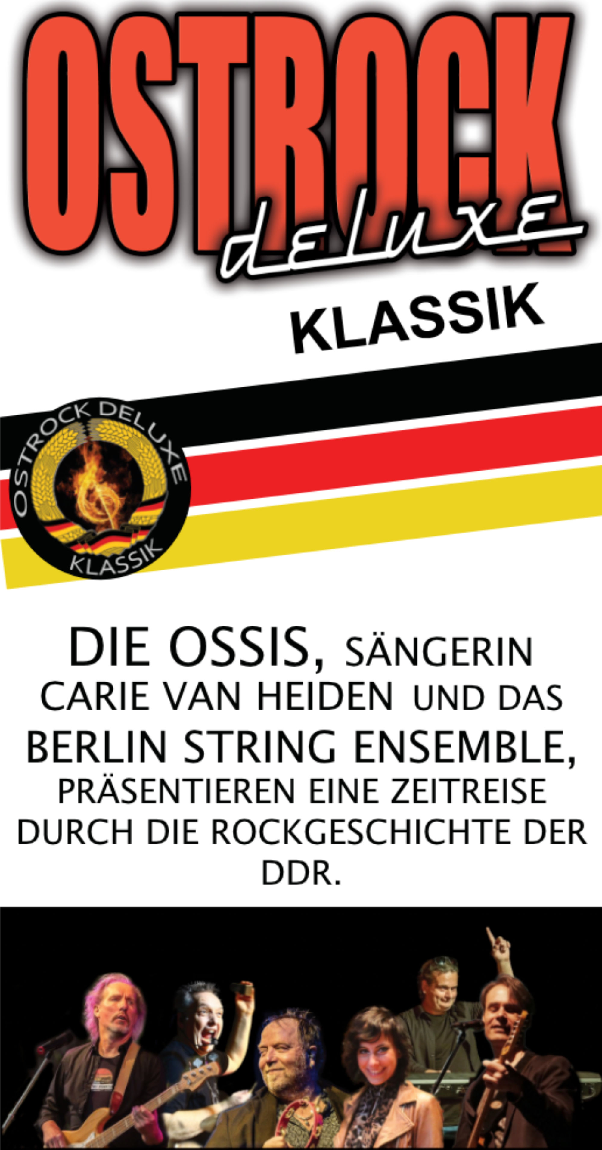 Die Ossis Live mit Streichquartett & Sängerin